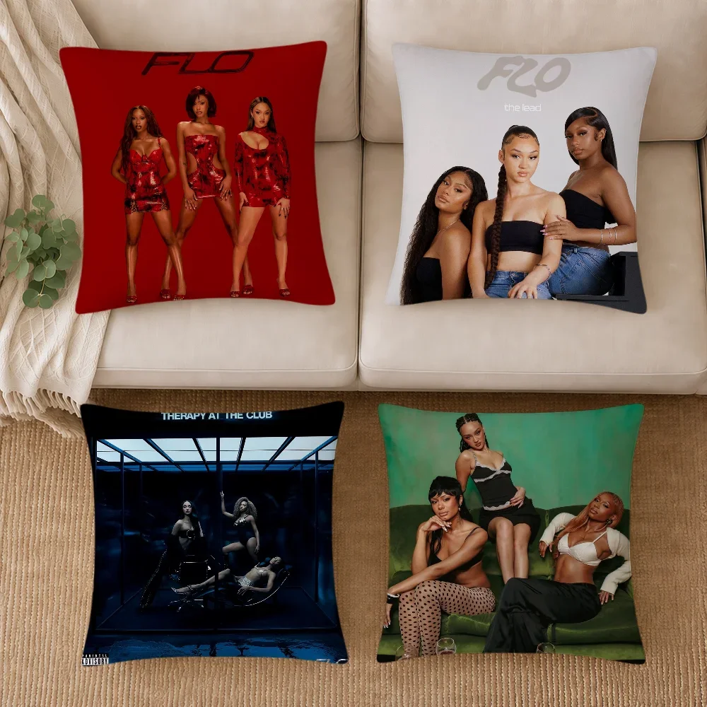 F-FLO Band cushion cover Double Sided soft Pillowcase hogar Sofa Living Room Home bed Decor pillowcovers Gift