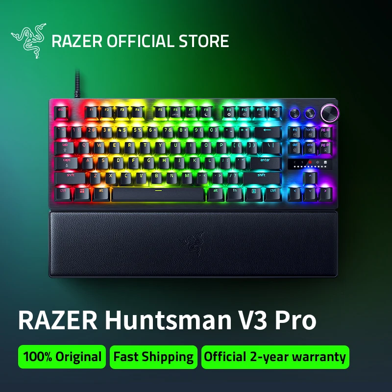 Razer Huntsman V3 Pro Tenkeyless Wireless Esports Gaming Keyboard