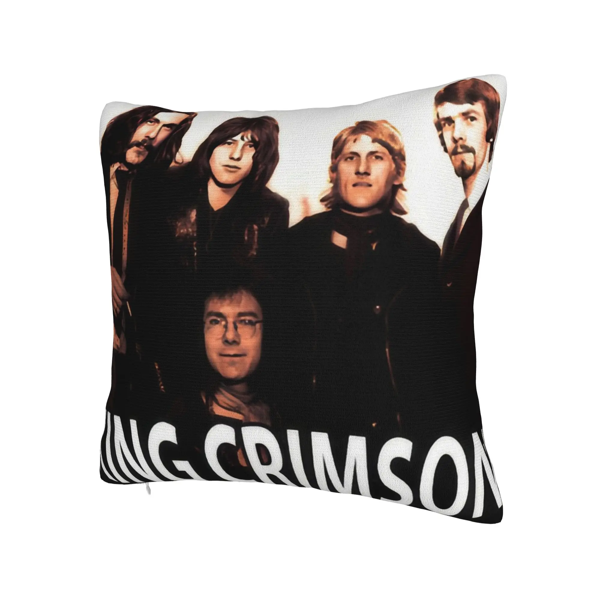 King Crimson Rock Band Pillowcase Accessories Printed Cushion Cover Decorative  Pillow Case Cover Home Multiple Sizes