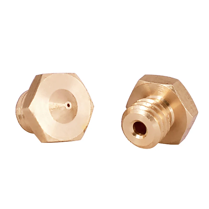 For 3D Accessories E3D Mixed / Two-Tone Single Nozzle Nozzle Brass Threaded M5 1.75/0.2/0.3/0.4mm Consumables