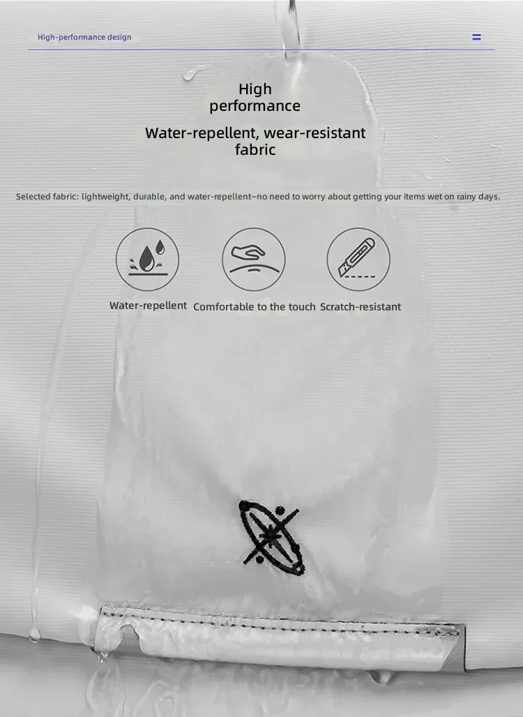 Große Umhängetasche mit viel Stauraum, wasserdichte Messenger-Tasche, mit Magnetverschluss, Handtasche für Laptops, ideal für Studenten und Männer. – Detail 11