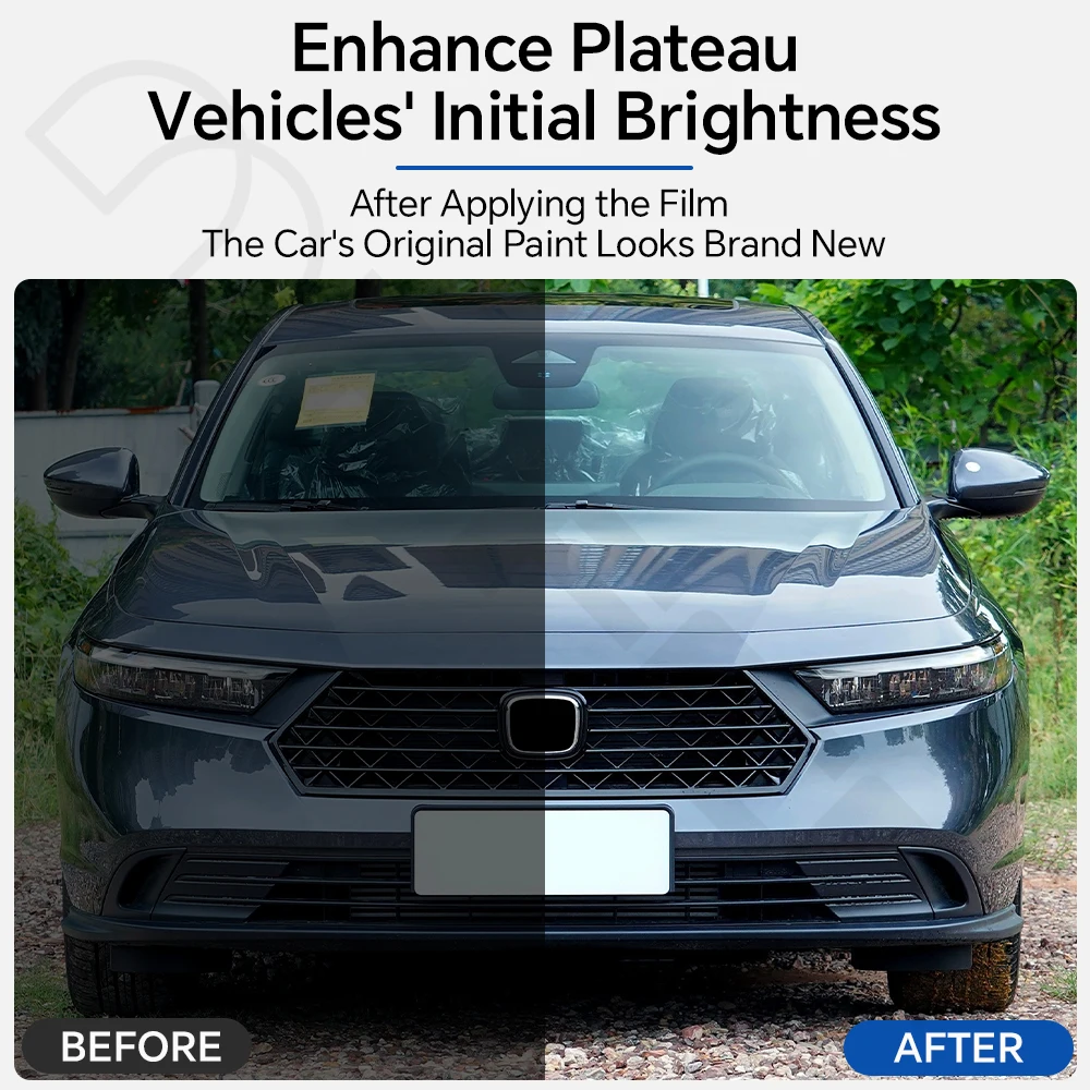 For Honda Accord 2023-2025 Clear TPU Precut Paint Protection Film 8.5mil Self-Healing Scratch-Resistant Anti-Yellowing Invisible