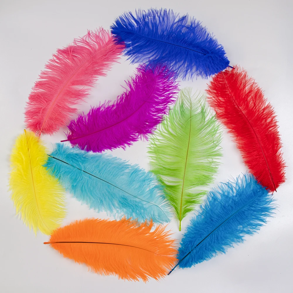 lot Natural Ostrich Feathers 30-35CM Beautiful Mini Feathers for DIY Crafts Carnival Jewelry Decoration Plumes Accessories