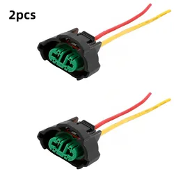 2pcs H11 Light Wiring Harness 12V Female Socket Light Harness Connector for Fog Lamp / Headlight