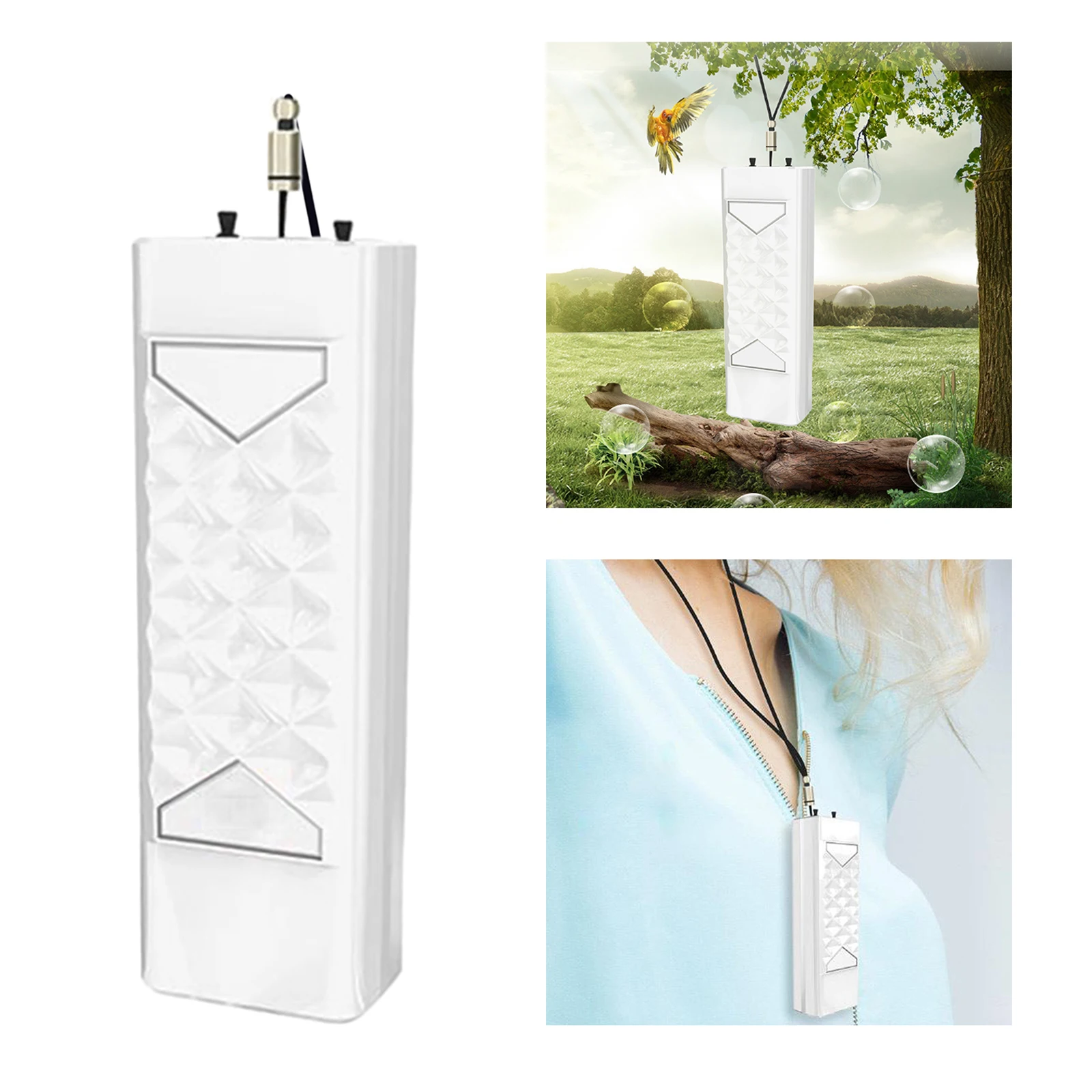 Portable for Home, Personal Wearable Smoke , USB Bedroom Travel for Smoke, Dust, Pollen, Pets Smell