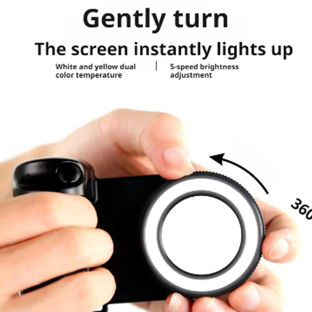 For Magsafe Bluetooth-Compatible Shutter Phone Hand Grip Bluetooth Selfie Handle Camera Photo Stabilizer With Fill Light