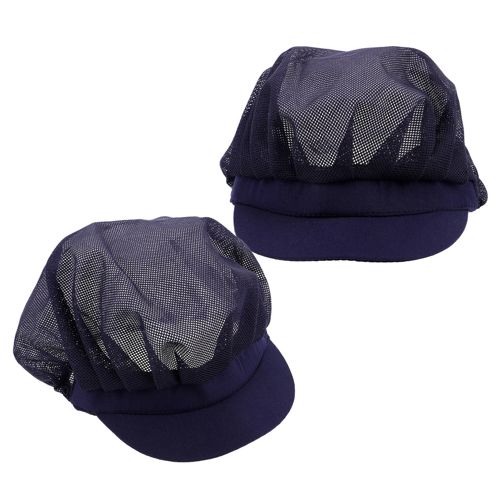 

2pcs Breathable Hat Lightweight Mesh Chef Hats Caps for Women Men Cooking Baking Food Service Caps For Women Hat