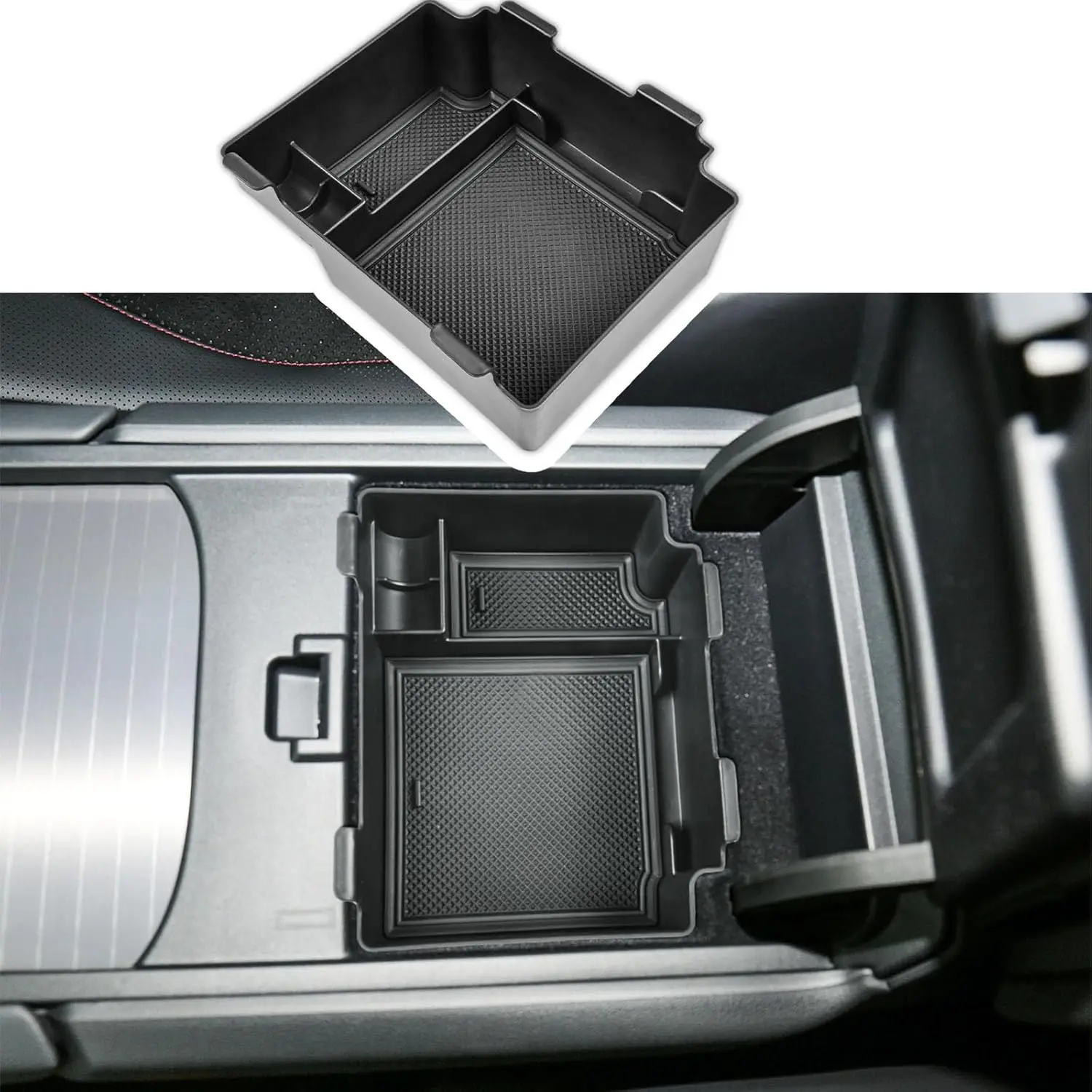 

Center Console Organizer Tray for 2019-2023 2024 Acura RDX Accessories Rdx Armrest Box Insert Tray Interior Secondary Car Box