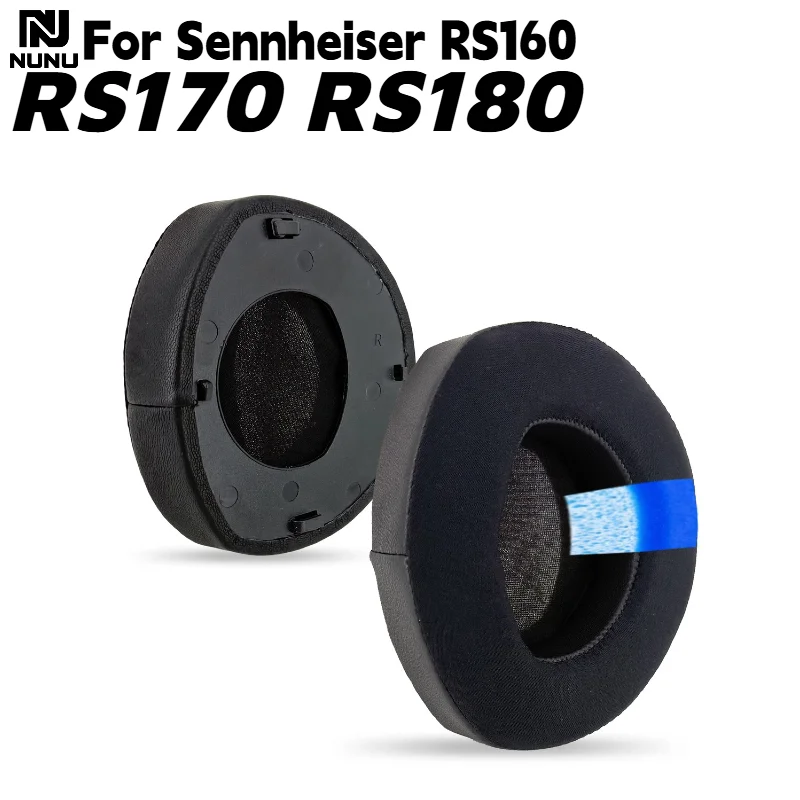 

Replacement Ice gel Ear Pads Cushions For Sennheiser RS160 RS170 RS180 Headphone Soft Memory Foam Pads/Earpads not stuffy