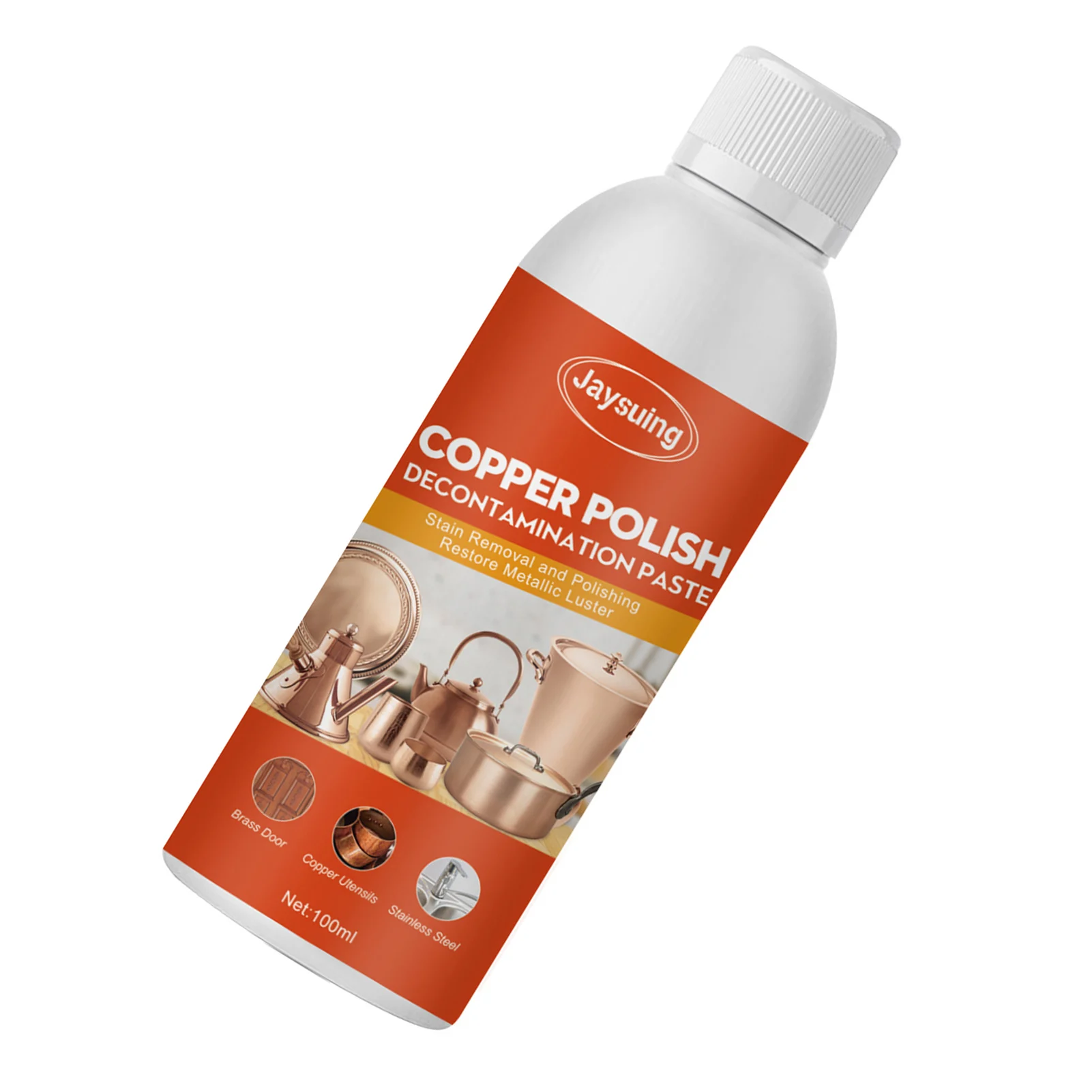 

Copper and Brass Polish Cleaner Deep Conversion Rust Remover for Macular Limescale Stubborn Stains