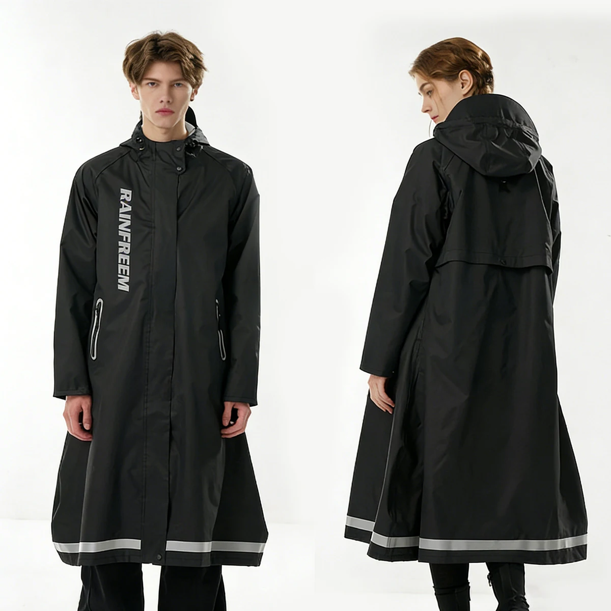 Langer Wasserdichter Regenponc – Cycling Rain Jacket Commute Bewertung und Preis