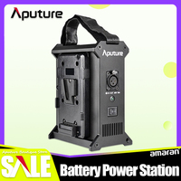 Aputure 2-Bay Battery Power Station External Output up to 480W DC power V-Mount Dual Battery Power Supply Box for Nova P300C