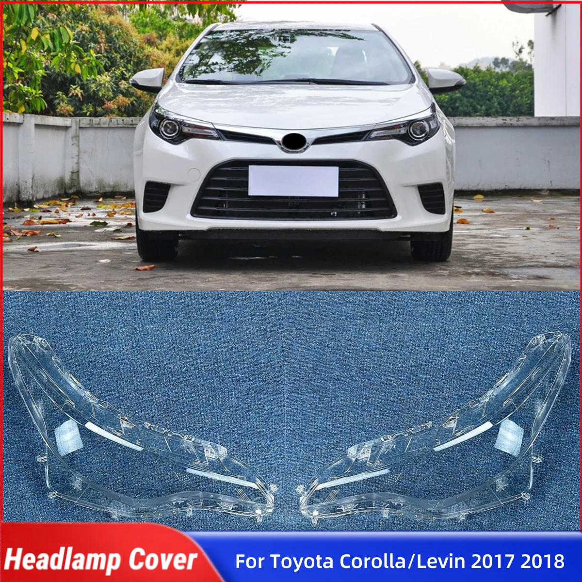 

Аксессуары для Toyota Corolla/Levin 2017 2018, автомобильные крышки для фар, абажур для передней фары автомобиля, крышка объектива, корпус
