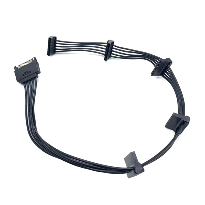 AEE7-SATA 15Pin 1 a 5 SATA Linha de alimentação de disco rígido portátil Linha de expansão de disco rígido Linha de alimentação de expansão de disco rígido
