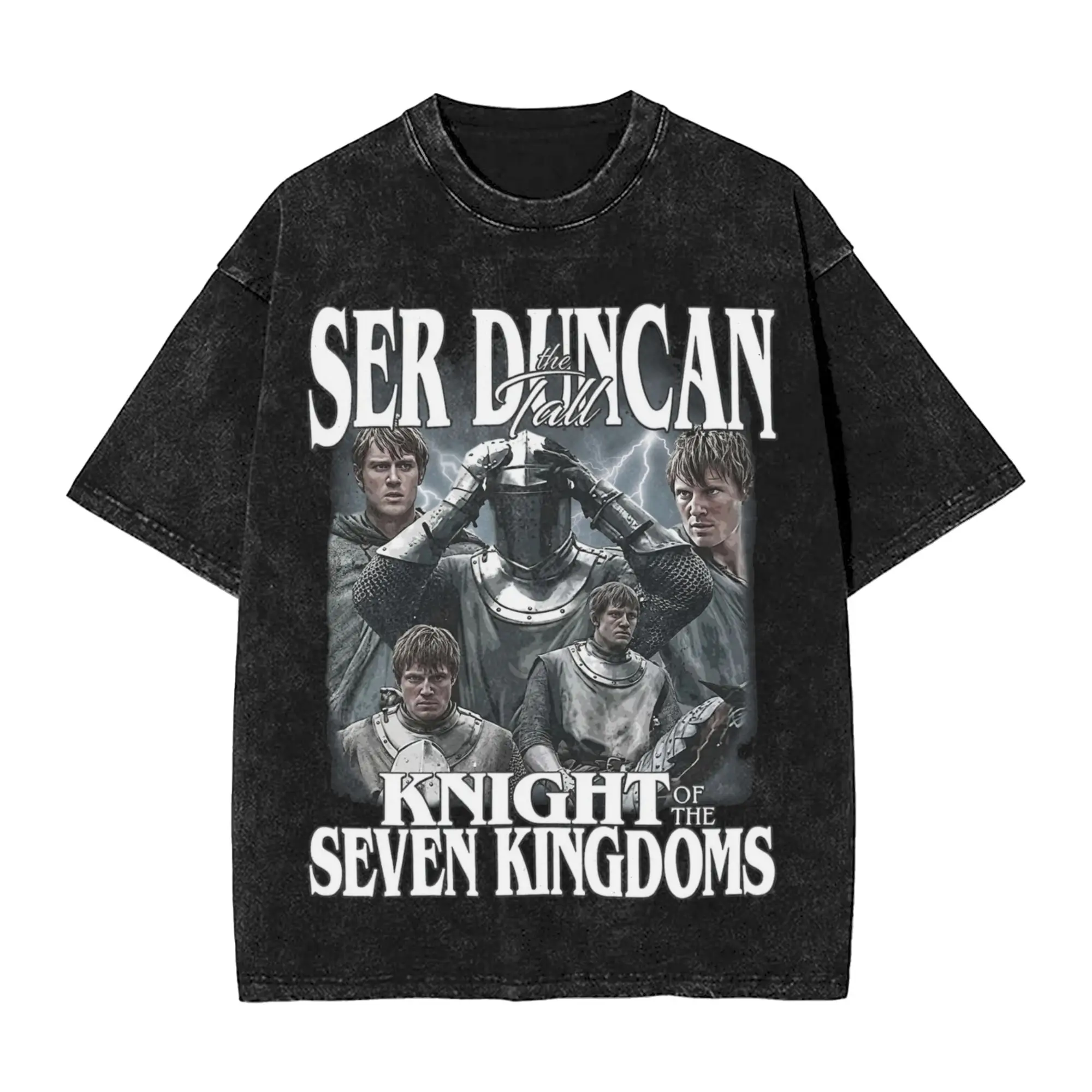Camisetas Ser Duncan the Tall, Caballero de los Siete Reinos, Estilo Hip Hop, Lavadas, Vintage, para Hombre, Ropa Urbana