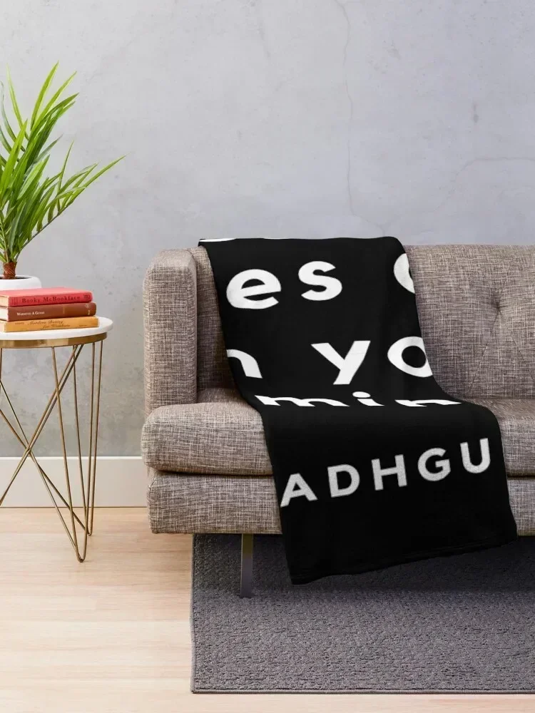 Sadhguru Mystic Throw Blanket decorative Decorative Sofa Cute Plaid Blankets