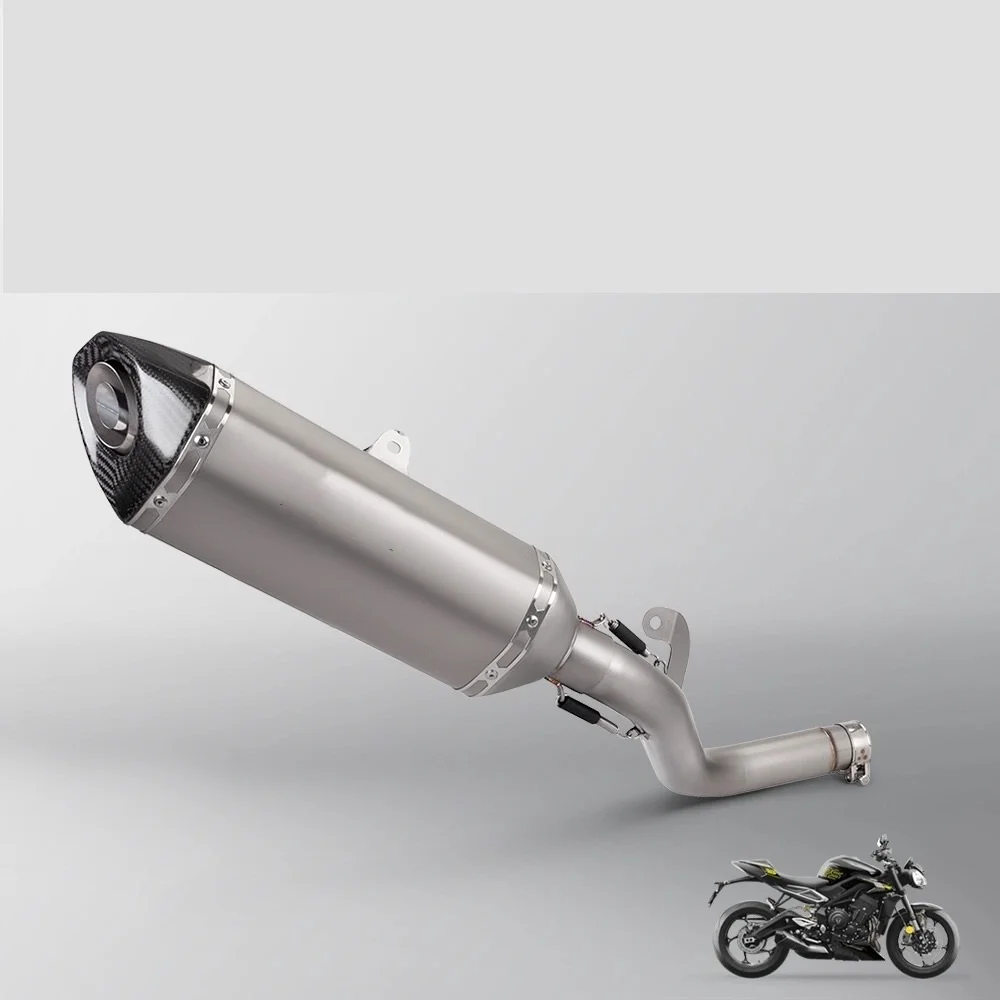 

Универсальный комплект для модификации выхлопной системы мотоцикла 765: средняя и концевая секции, 2017-2024 гг.