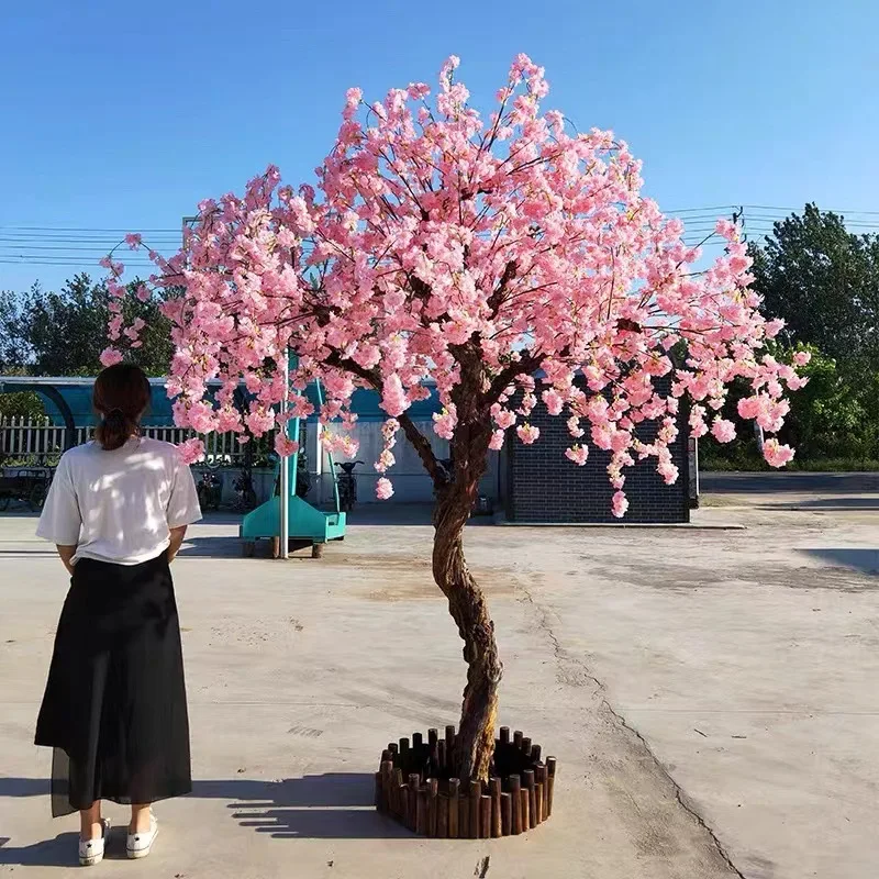 

Simulation hanging cherry tree indoor and outdoor hotel wedding decoration ornaments small flower tree simulation flower