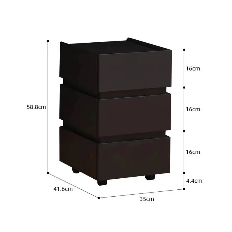 Drawers Modern Premium Trendy Nightstand Space Saving Stora…