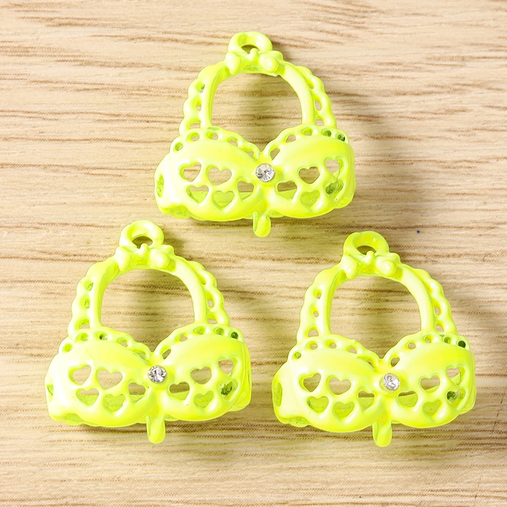 Tusember 5 Stück Niedliche Emaille Kawaii 3D Pantoffel- und Hutanhänger für Ohrringe, Halsketten, Armbänder, DIY-Schmuckherstellungszubehör – Detail 32
