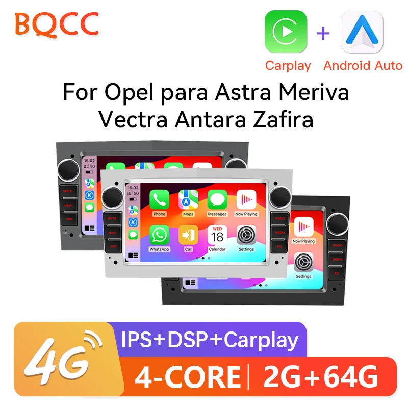 2 Din Android Autoradio für Opel Astra H J 2004 Vectra Vauxhall Antara Zafira Corsa C D Vivaro Meriva Veda Center Multimedia Player GPS Carplay Auto Head Unit Intelligente Systeme