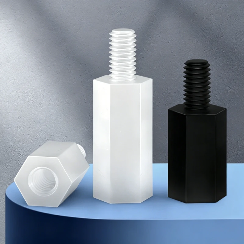 20/50pcs M2 M2.5 M3 M4 M5 M6 Nylon Male Female Hex Standof Spacer,PCB Screw Standoff Pillar,Plastic Motherboard Isolation Column