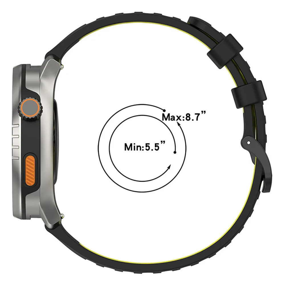 Tali jam 22MM untuk MI WatchS4 Aksesori pengganti tali silikon jam tangan pintar Pilot1