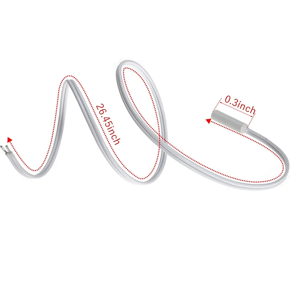 WR55X10025 Refrigerator Temperature Sensor Replacement for Electric & Hotpoint Refrigerator 914093 AP3185407 PS304103 WR50X10027