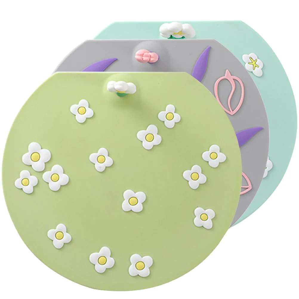 3 قطعة سدادة استنزاف السيليكون غطاء شفط مسطح لحوض الاستحمام بالوعة المطبخ الطابق استنزاف المجاري الرائحة الوقاية سهلة التركيب دائم #5