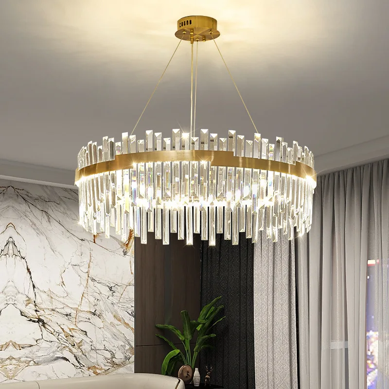 

Round chandelier, gold/black living room lobby lamp, D60CM, D80C, D100CM, D120CM, adjustable height chandeliers