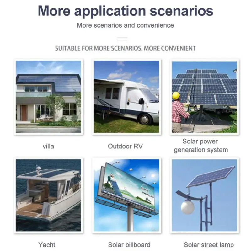 10A 20A 30A MPPT Solar Charge Controller 12V 24V Regulator  With LCD Display Dual USB Charging