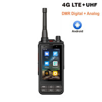 ANYSECU W6PRO 4G Network Radio Android 10 Work with Real-ptt Zello WIFI 4200mAh UHF 400-480mhz POC DMR Digital Radio