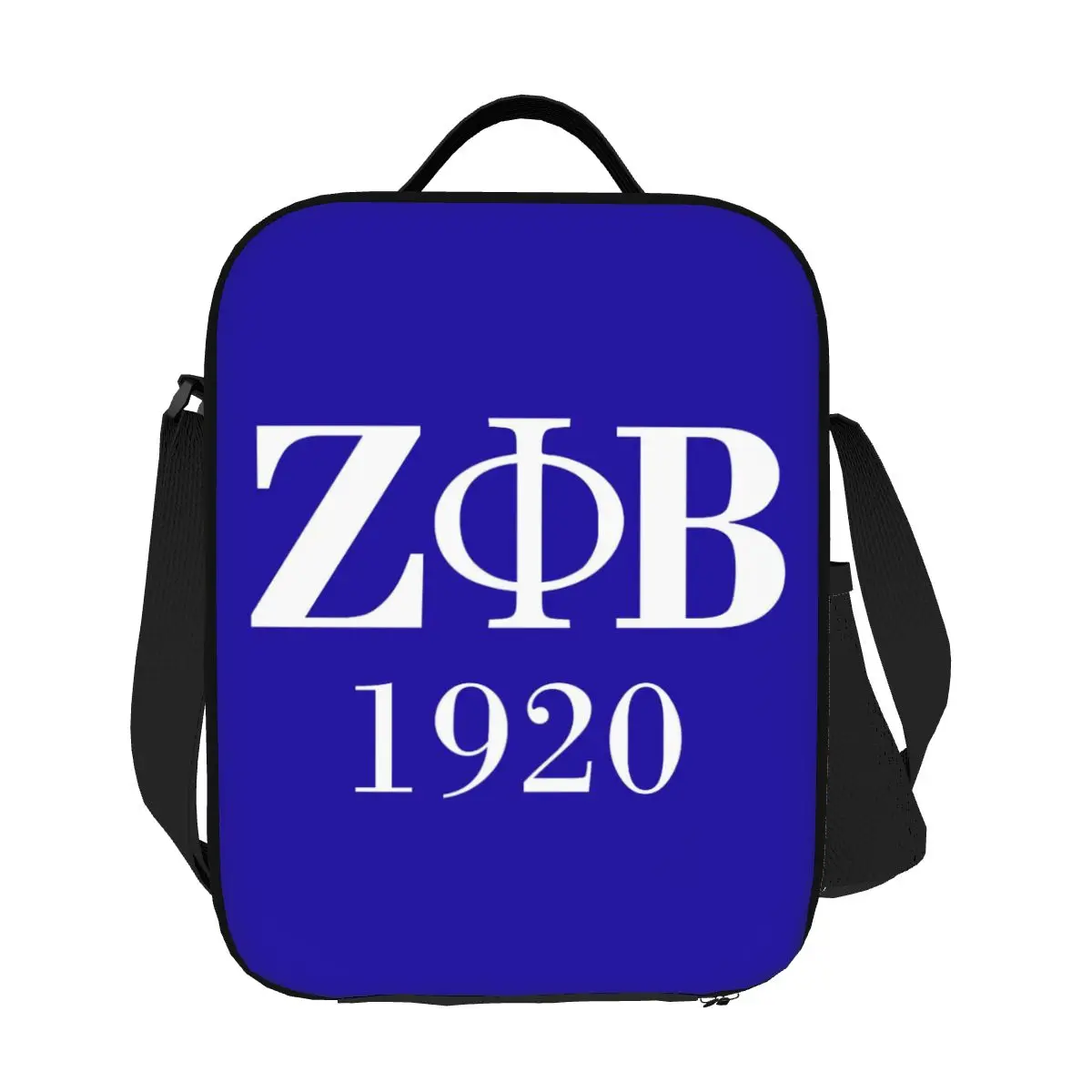 Bolsa de almuerzo personalizada con logotipo de Zeta Phi Beta Sorority, bolsa de almuerzo con aislamiento térmico, carta griega 1920, bolsa de almuerzo reutilizable para acampar al aire libre, Viajes