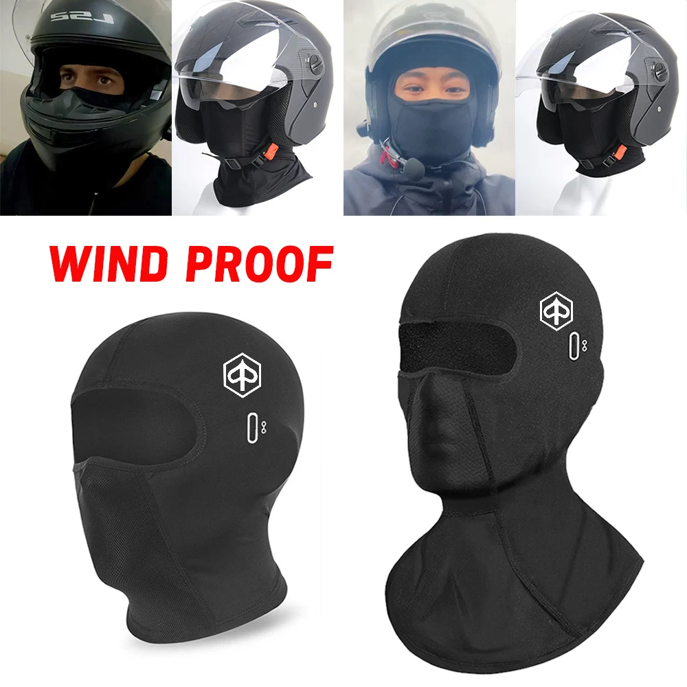 For Piaggio Liberty 125 MP3 500 Medley Beverly 300 ZIP50 X7 X9 Cycling Winter Balaclava Full Face Mask Helmet Cap Accessories