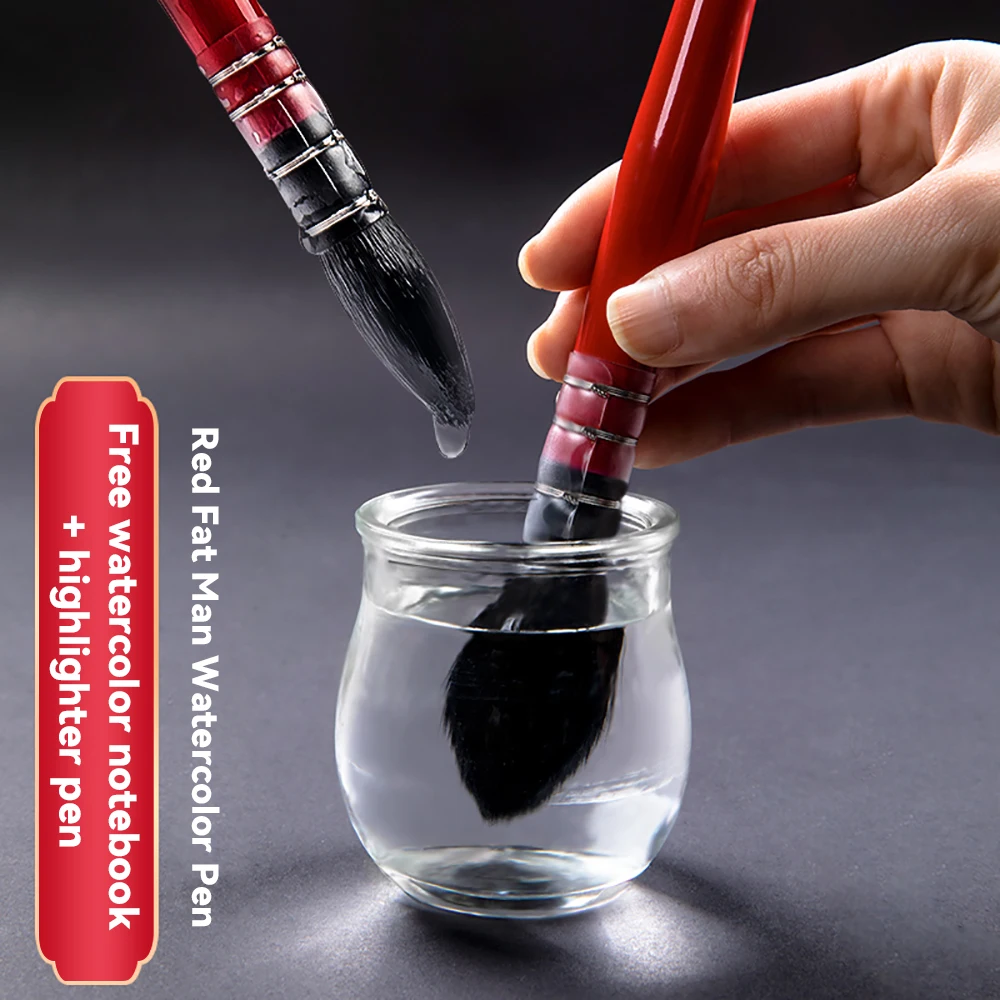 1PC Professional Watercolor Brush Wood Paint Brush Artist Hand Painting Brushes Water Color Gouache Drawing Art Brush Supplies