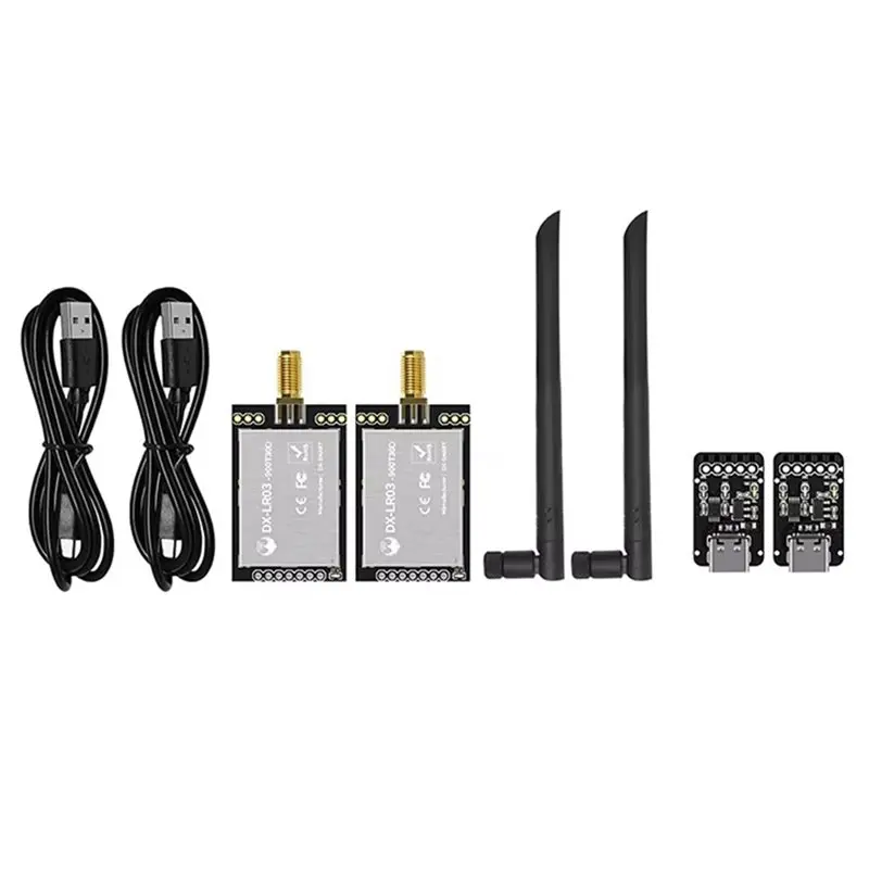 DX-LR03 868Mhz 915Mhz 10KM Long Range 27dbm Transmission Power LoRa Module ASR6601 Uart Serial Port AT LoRa Module
