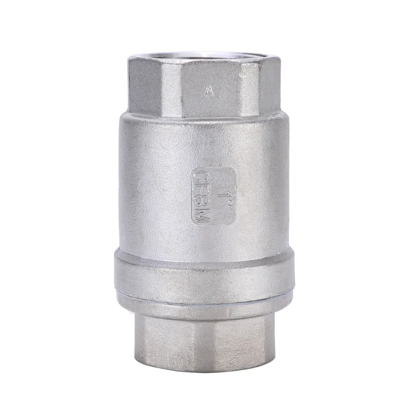 1/2 - 4 Inch Water Vertical Small H12 Spring Flap Check Thread Lifting Type Non Return Drain Valve