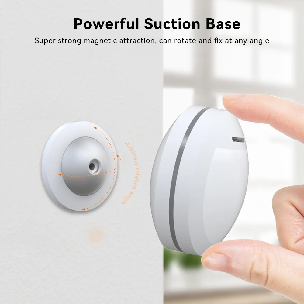 Meian ZigBee Motion Sensor Human Body Sensor Movement Infrared Wireless Connection Smart Home Work With Tuya Smart Life Need Hub