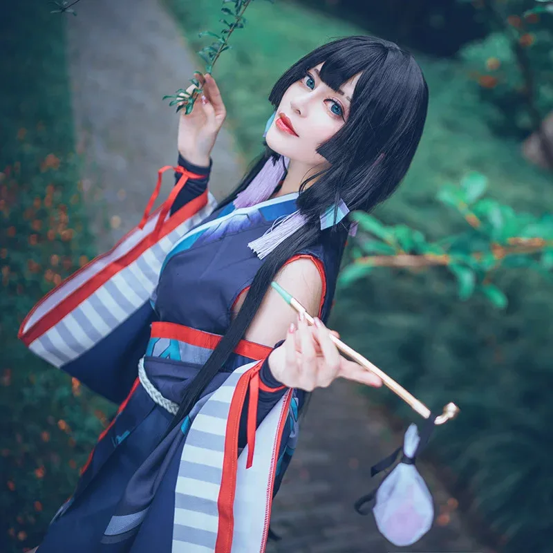 az15onmyoji-–-ヤンルー氏の衣装、新しいスキン、アニメーション、コスプレ費用、日本の着物、ハーフウィッグ-耳