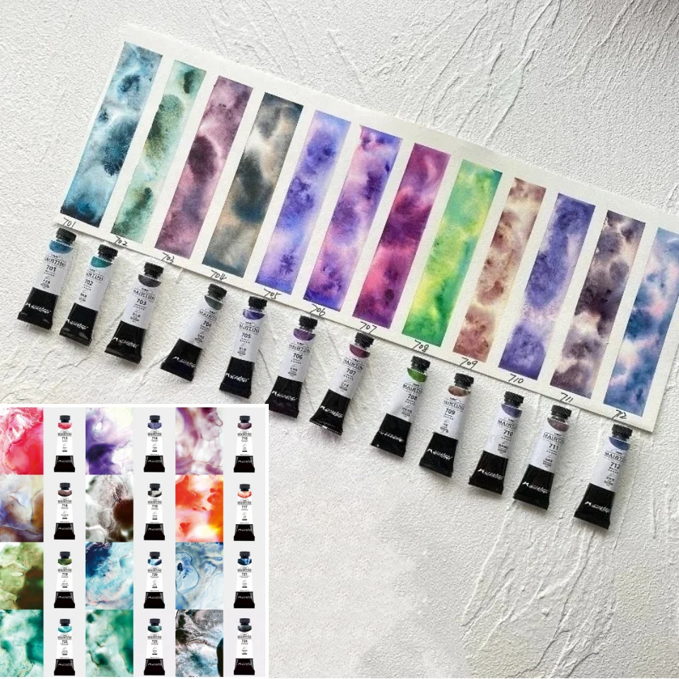 5ML Original Tube MAIRTINI Master Grade Layered Color Aquarellfarbe, abgestorbene Farbe, Künstlerqualität, Malbedarf, Kunstbedarf