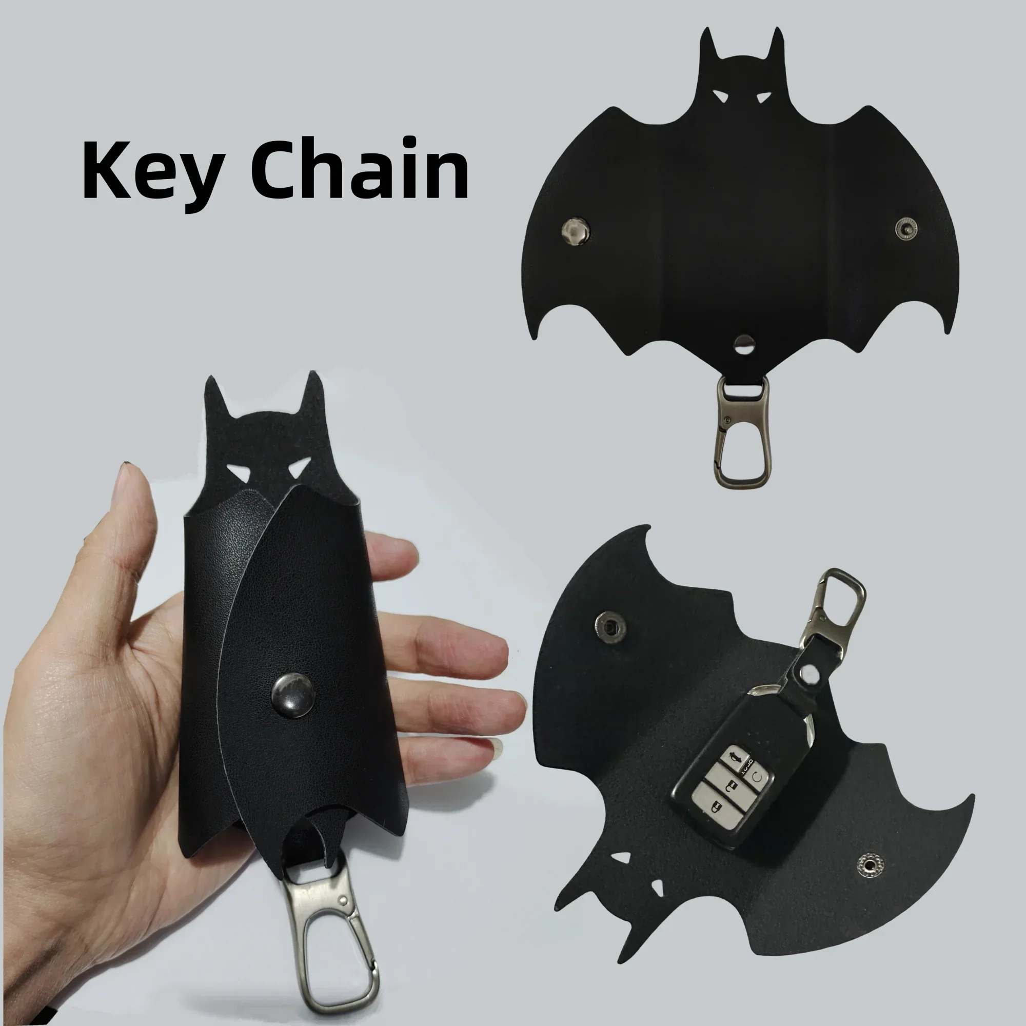 Schlüssel bund Leder Batman Geschenke und Frauen Auto Schlüssel anhänger Fall, Pop Schlüssel Ring Abdeckung Halter für Strumpf Stuffers für Männer