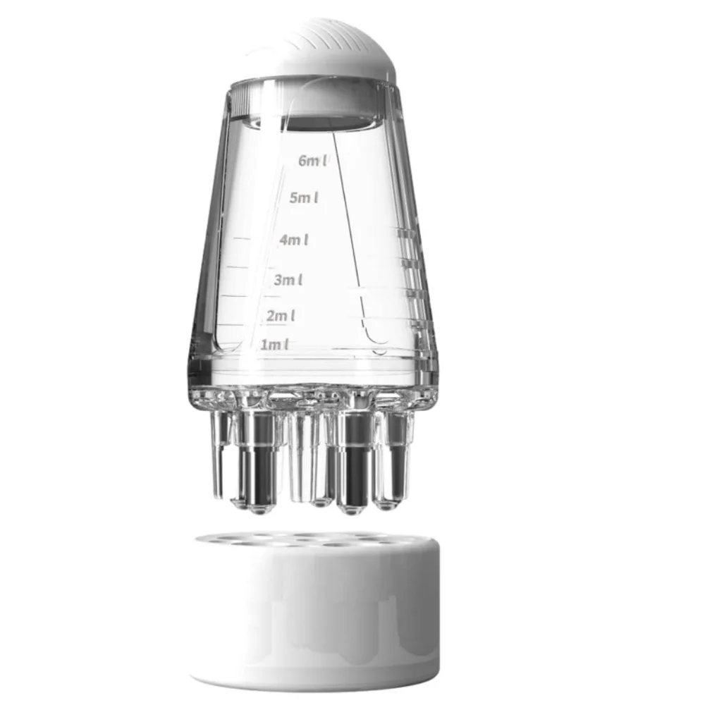 6 ml Kopfhaut Applikator Mini Kopf Massage Roller Ball Pinsel Haar Wachstum Ätherisches Öl Medizin Flüssigkeit Applikator Massage Kamm – Detail 7