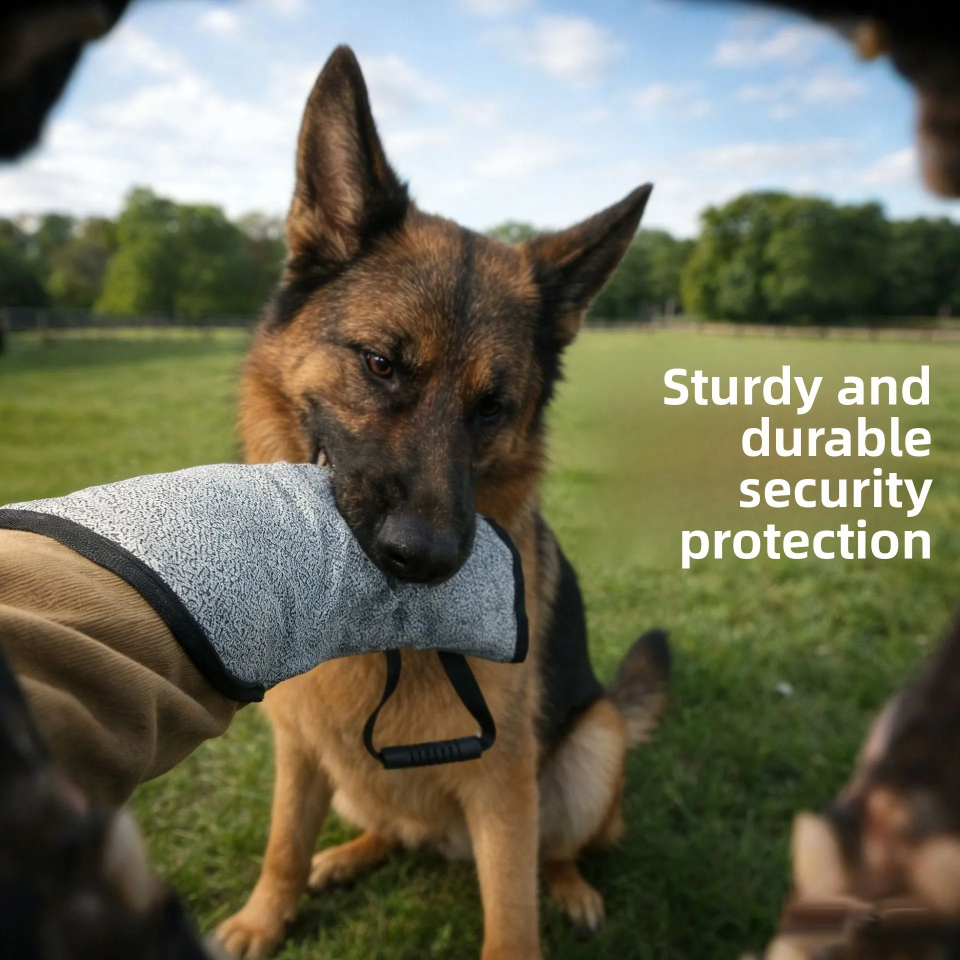 Metal Wire Bite-Proof Sleeve for Dog Training, Scratch-Resistant Pet Arm Guard, Pet Accessory