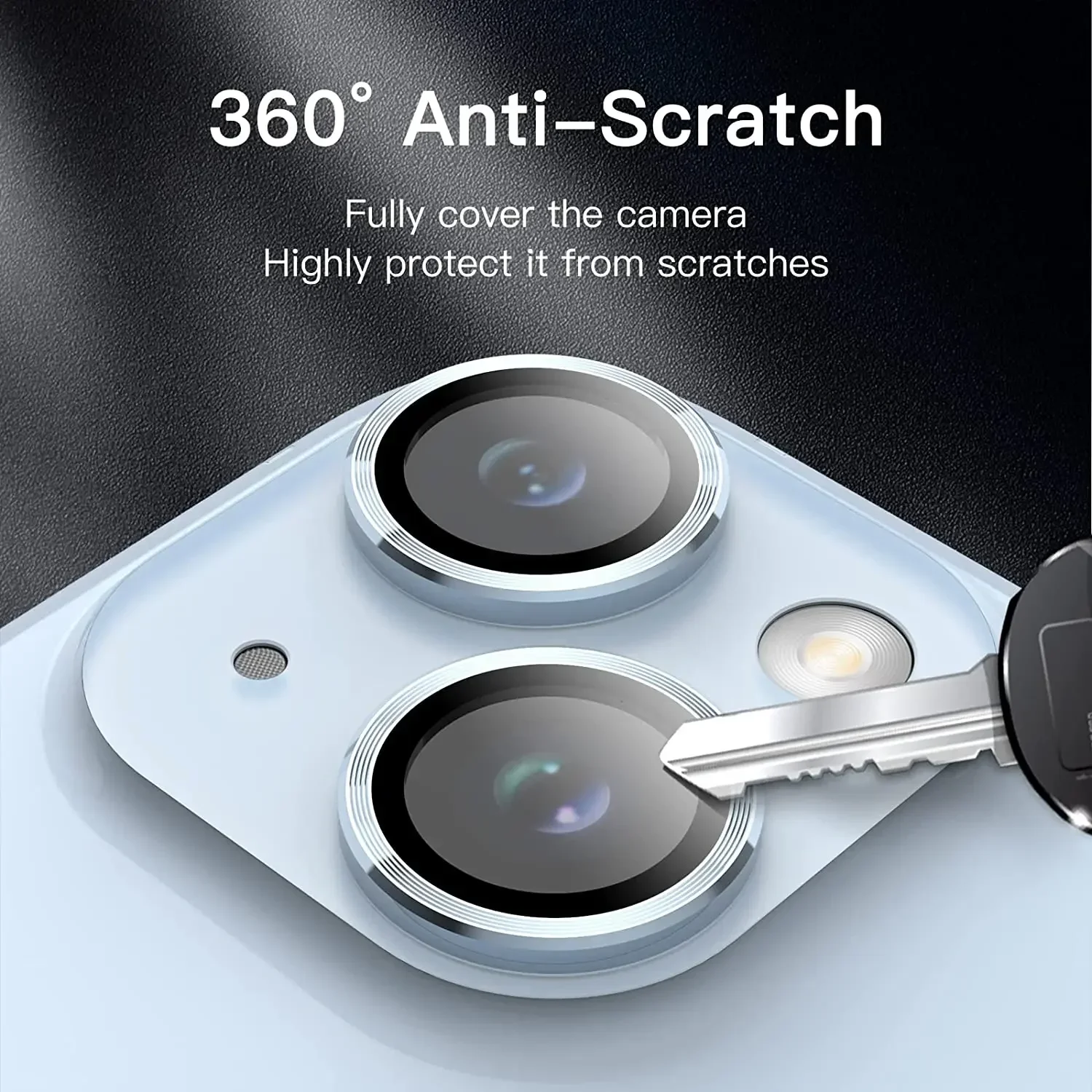 Blue Camera Lens Protector For IPhone 15 16Plus 15 16 Pro Max 15 16IPhone15 16Pro Tempered Glass Cover Accessories