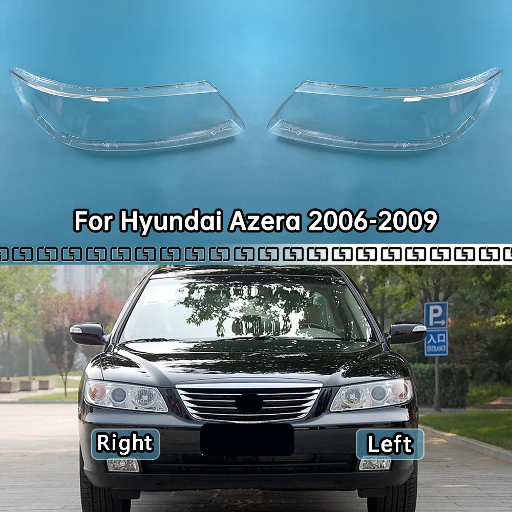 

Для Hyundai Azera 2006-2009 передняя автомобильная защитная фара, стеклянная крышка объектива, абажур, прозрачный светильник, корпус лампы