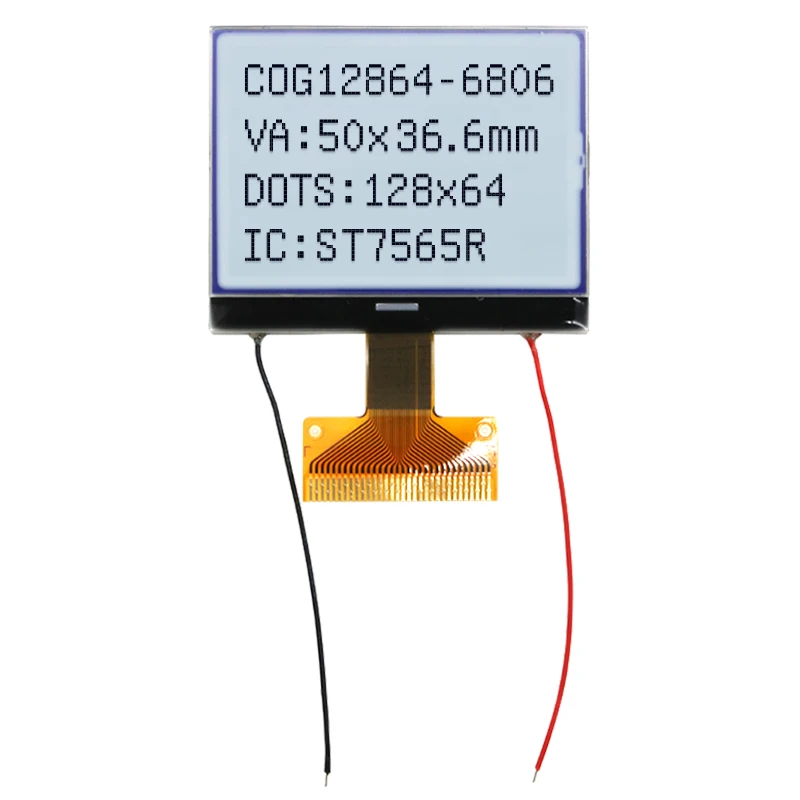 

12864-6806 LCD display module welding COG dot matrix screen LCM module manufacturer ST7565R serial/parallel port