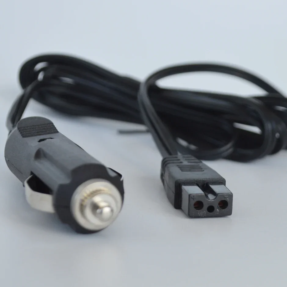 2 Pin Connection Cable Lead Power Adapter Plug Wire for Car Cooler Cool Box Mini Fridge DC 12V Mini Fridge Stereos Vacuum view 2
