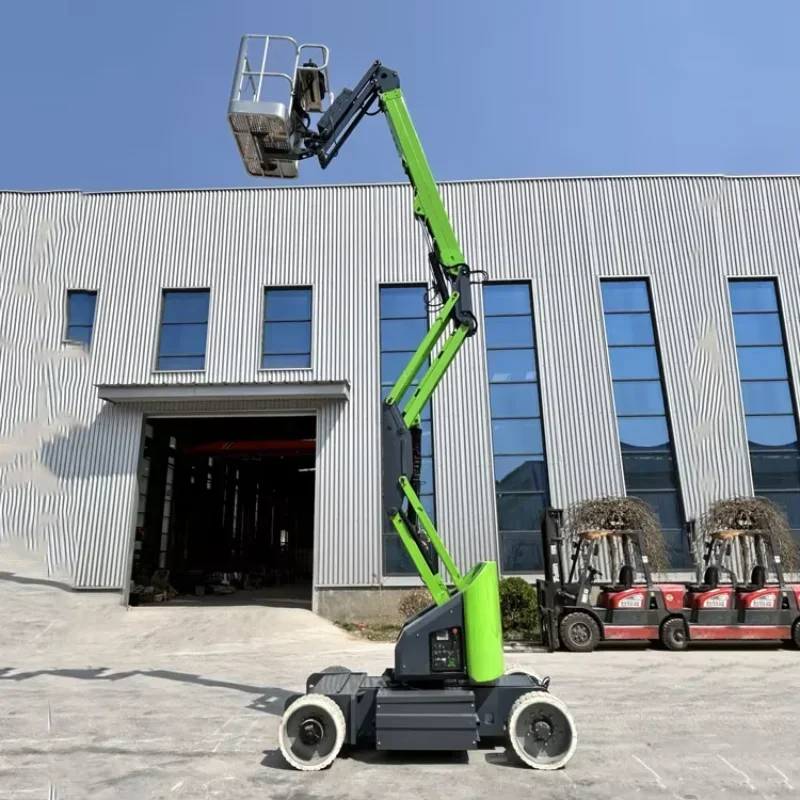 Aerial Lifts 360 Spin 10m 200kg Electric Boom Lift Platform Table Electric Diesel Hydraulic Cherry Picker Spider Boom Lift Genie - Image 6