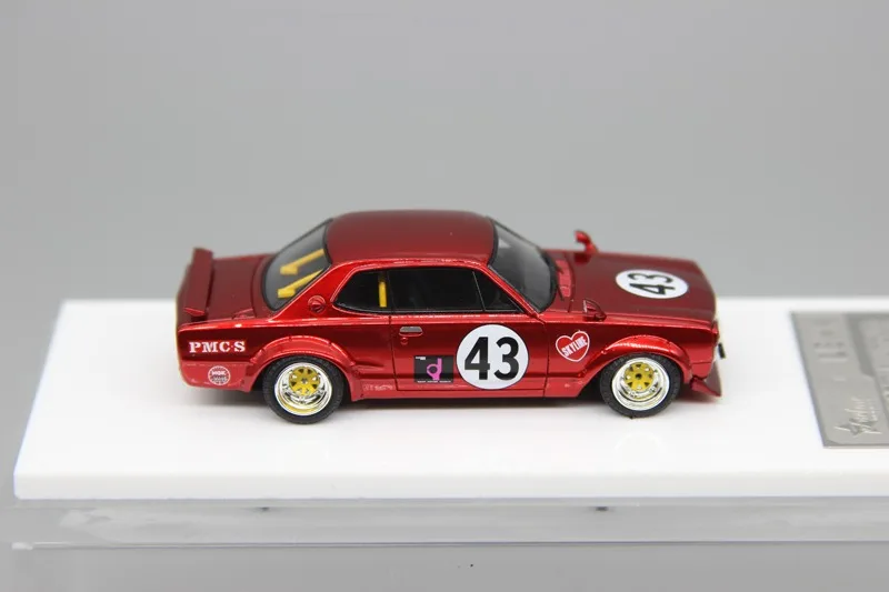 Fuelme 1/64 スカイライン GT-R KPGC10 LB 合金製おもちゃの自動車 ダイキャストメタルモデル ギフト