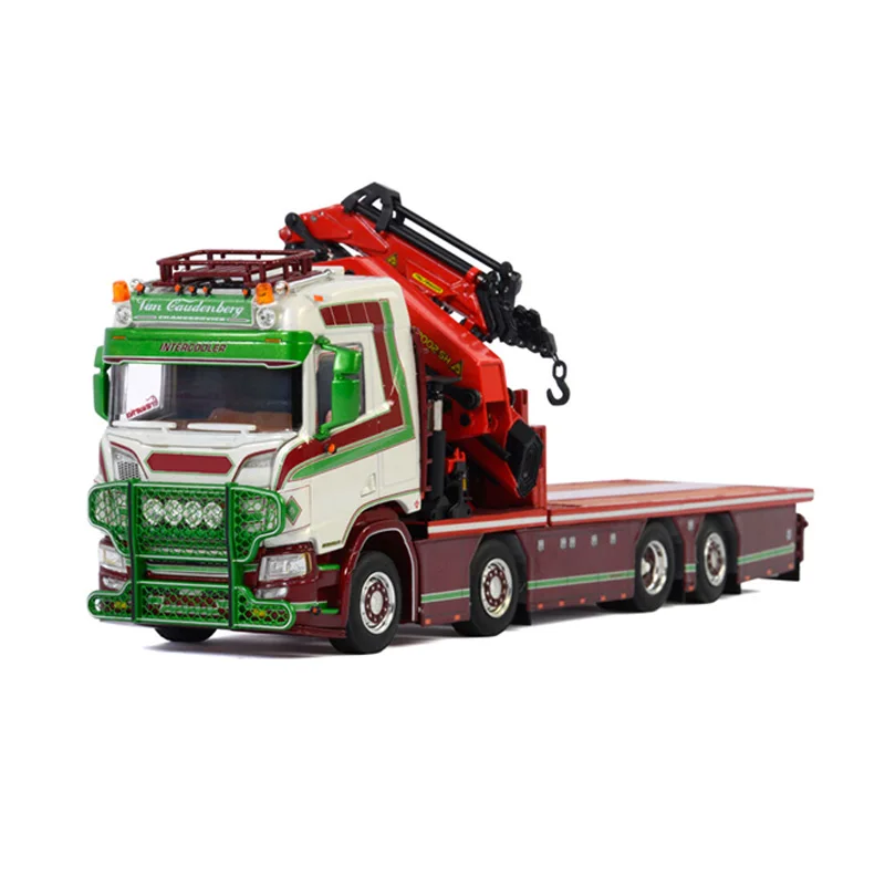 WSI Diecast Alloy 1:50 Scale R CR20N 8X2 Mounted Crane Trailer Cars Model 01-2940 Adult Toy Classic Souvenir Gift Static Display